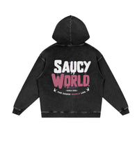 Load image into Gallery viewer, SAUCY WORLD ACID HOODIE
